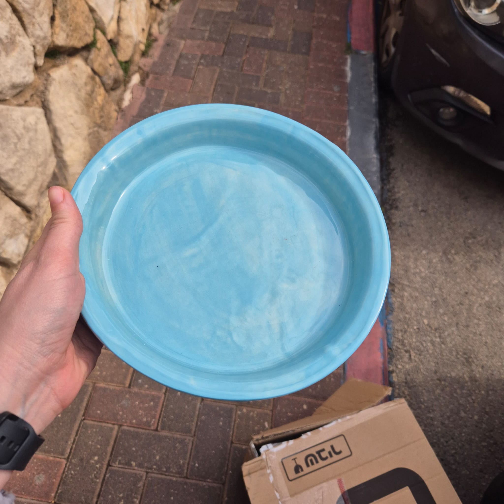 נוּמָה עגולה 22, תמונה 3, תבנית קרמיקה בעבודת יד של נוּמָה