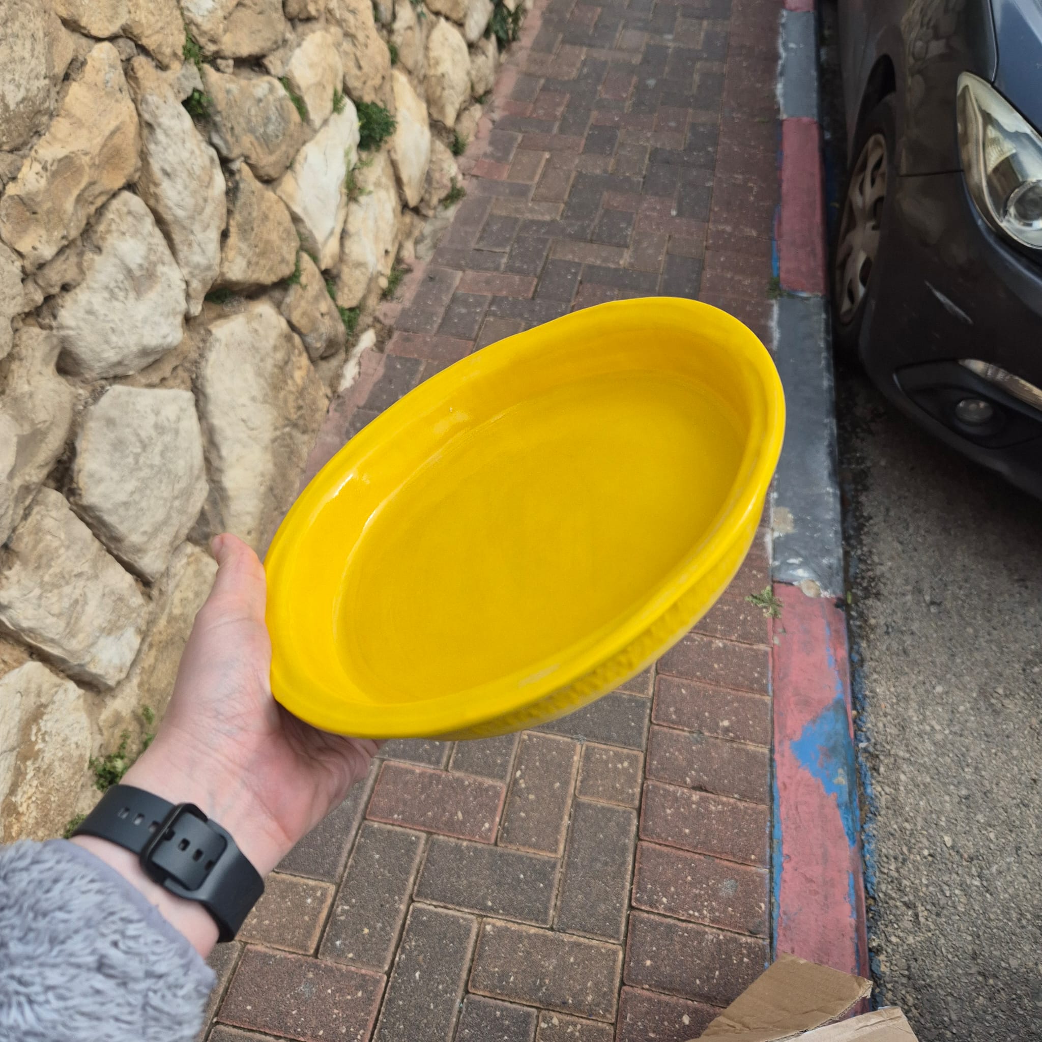 נוּמָה עגולה 22, תמונה 2, תבנית קרמיקה בעבודת יד של נוּמָה